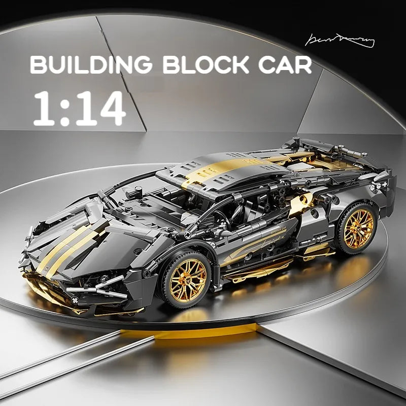 ToylinX Technology Building Blocks Car Speeding Vehicle Racing Bricks Toys for Children Gift Thanksgiving, Halloween, Christmas