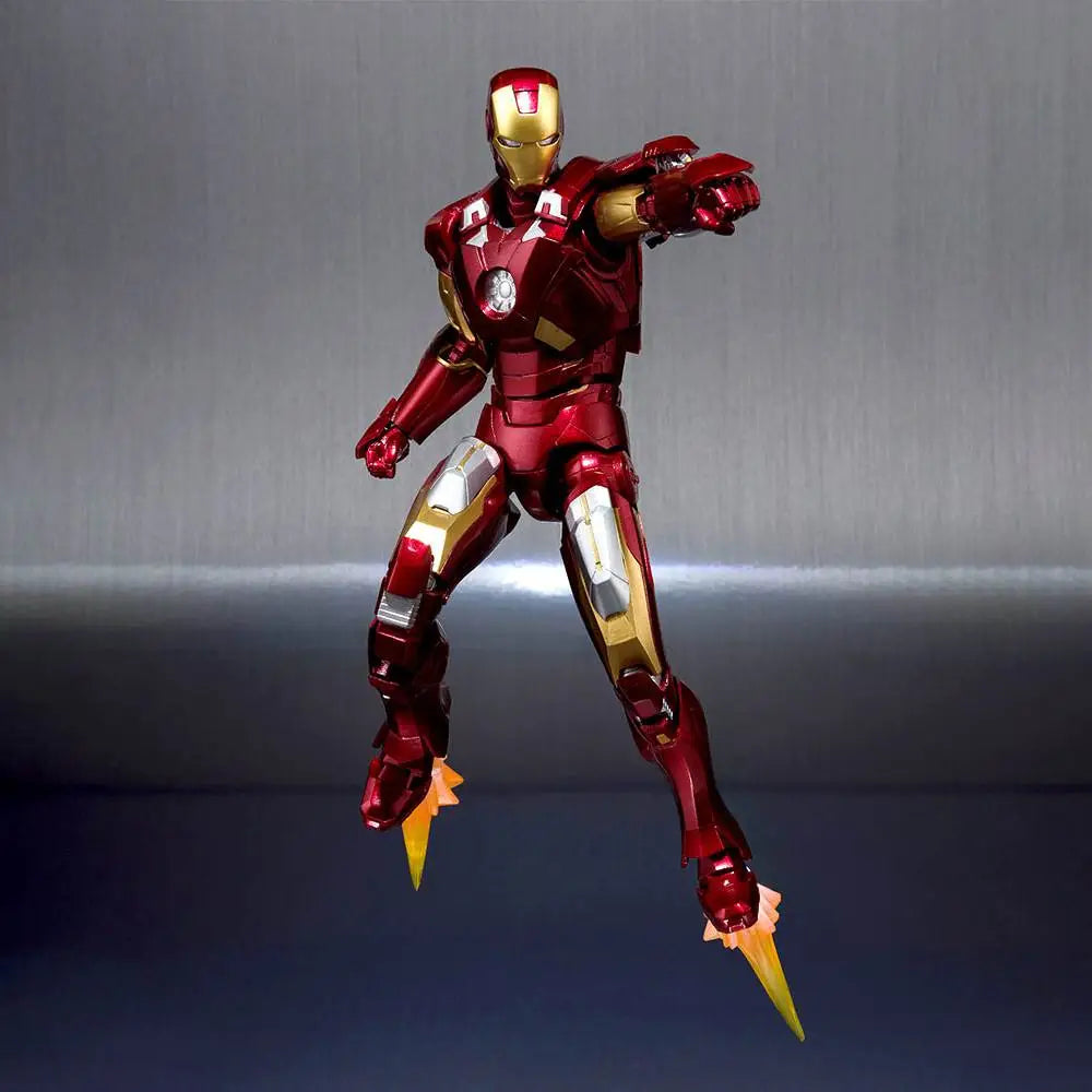 In Stock Iron Man MK7 Action Figure Model Collectible Toys Gift for Children