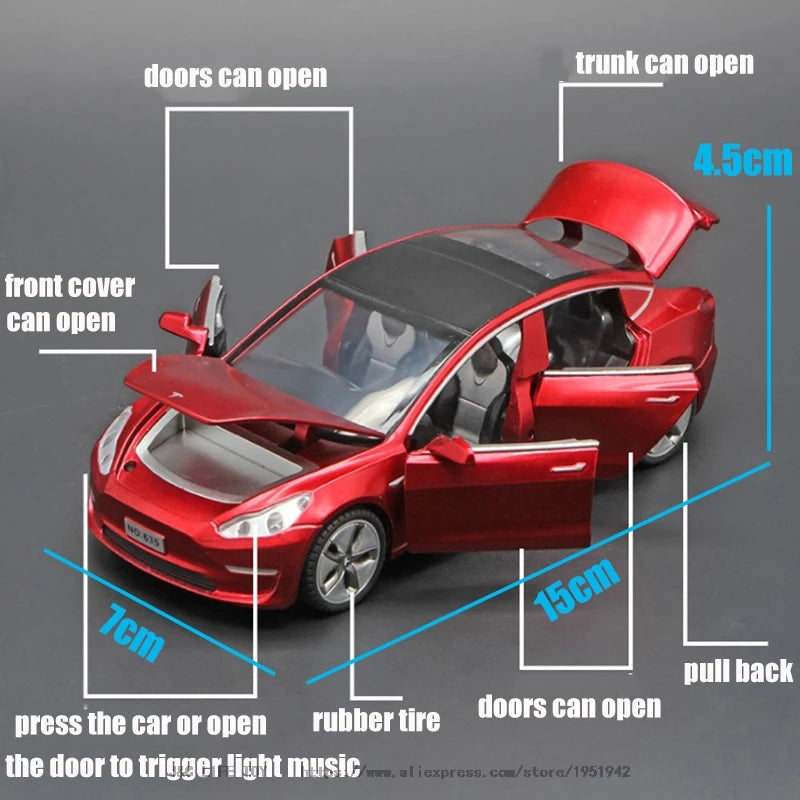 New 1:32 Tesla MODEL 3