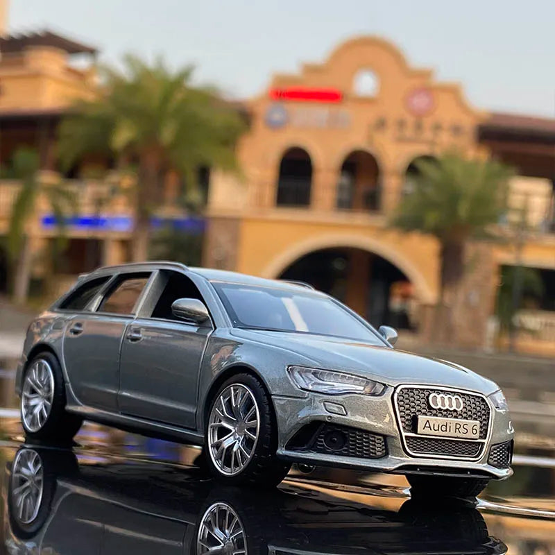 1:36 Audi RS6 Station wagon Alloy Car Toy Diecast Metal Vehicle Sportcar for Children Birthday Collection Christmas Gifts