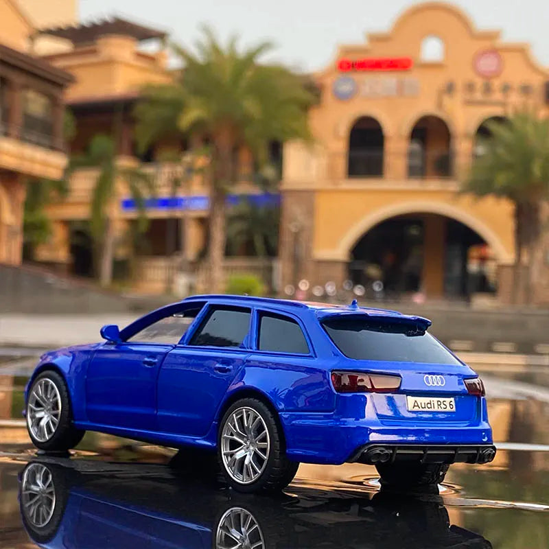 1:36 Audi RS6 Station wagon Alloy Car Toy Diecast Metal Vehicle Sportcar for Children Birthday Collection Christmas Gifts