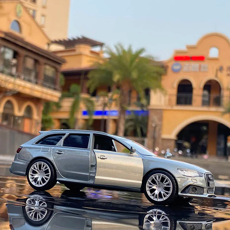 1:36 Audi RS6 Station wagon Alloy Car Toy Diecast Metal Vehicle Sportcar for Children Birthday Collection Christmas Gifts