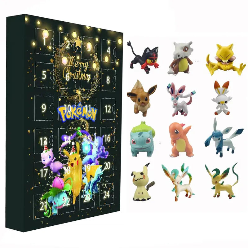 24Pcs/Box Pokemon Christmas Advent Calendar