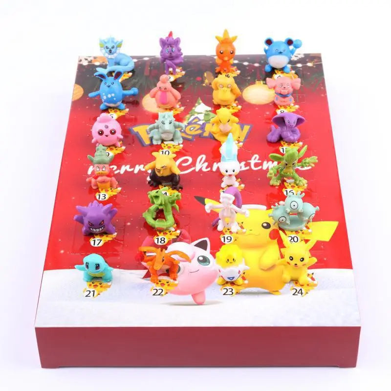 24Pcs/Box Pokemon Christmas Advent Calendar
