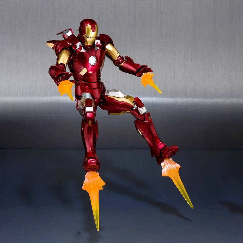 In Stock Iron Man MK7 Action Figure Model Collectible Toys Gift for Children